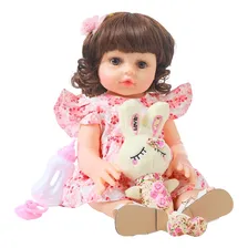 Boneca Bebê Reborn Ruby Toma Água e Faz Xixi - Lullaby Foto mini 4