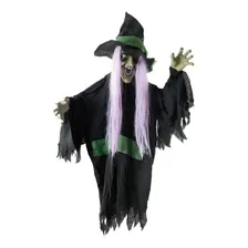 Boneca Bruxa Zid么nia 130cm Com Luz Som Movimento Halloween Foto mini 1