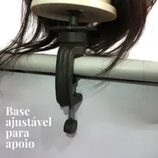 Boneca Cabeça De Boneca Treino Penteados Cabelo Misto Suporte Foto mini 4