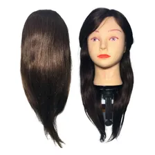 Boneca Cabeça De Boneca Treino Penteados Cabelo Misto Suporte Foto mini 2