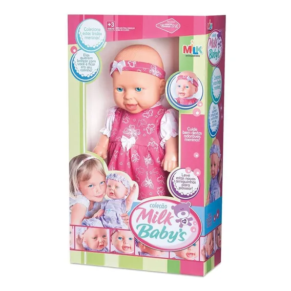 Boneca Colecao Milk Babys Foto 1