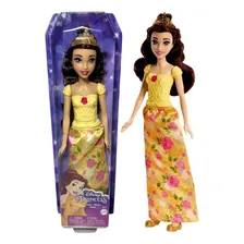 Boneca Colecionável Princesa Menina Morena Bella - Personagem Do Filme Infantil Em Desenho A Bela E A Fera Disney - Mattel Brinquedos Foto mini 1