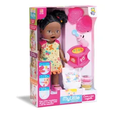 Boneca Come E Faz Caquinha Negra My Little Collection Foto mini  3
