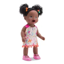 Boneca Come E Faz Caquinha Negra My Little Collection Foto mini  2