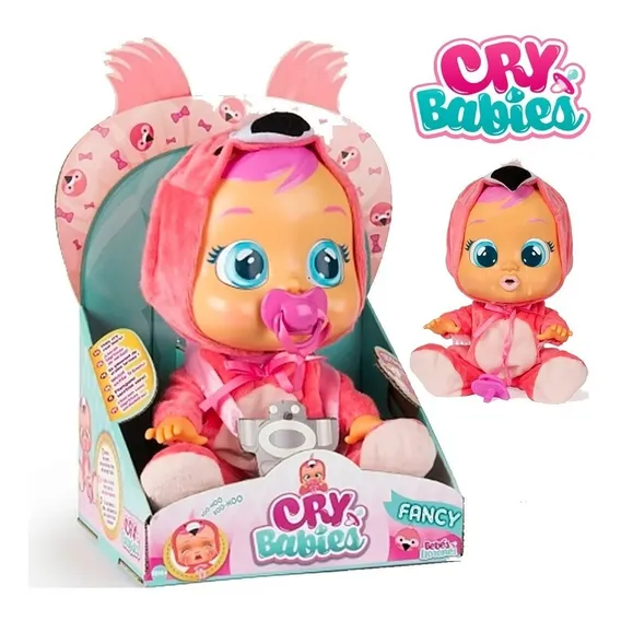 Boneca Cry Babies Flamy Chora De Verdade Multikids Br0121 Foto 1
