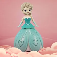 Boneca Dançarina Com Música E Led - Frozen Elza Foto mini  2