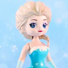Boneca Dançarina Com Música E Led - Frozen Elza Foto mini 4