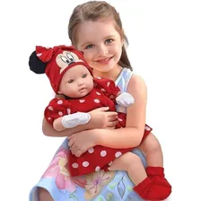Boneca Disney Classic Dolls Recem Nascido Minnie 5162 - Roma Foto mini  3