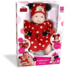 Boneca Disney Classic Dolls Recem Nascido Minnie 5162 - Roma Foto  mini 1