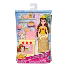 Boneca Disney Princesas Playset Cenario Bela Hasbro E2912 Foto mini 1