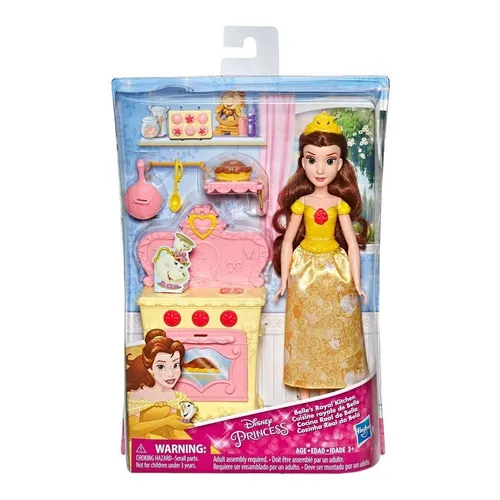 Boneca Disney Princesas Playset Cenario Bela Hasbro E2912 Foto 1
