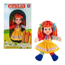 Boneca Emília De Pano Do Sítio Edição Comemorativa Limitada Foto mini 4