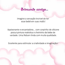 Boneca Estilo Reborn Baby Alive Menina + Enxoval Completo Foto mini 2