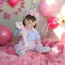 Boneca Fada Madrinha Reborn Cuerpo Luna Rosa Foto mini  3