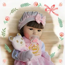 Boneca Fada Madrinha Reborn Cuerpo Luna Rosa Foto mini 4