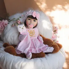 Boneca Fada Madrinha Reborn Cuerpo Luna Rosa Foto mini  2