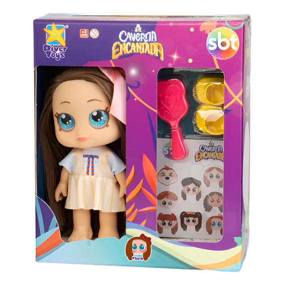 Boneca Flora Personagem Da Caverna Encantada Sbt Foto 1