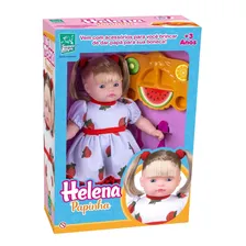 Boneca Helena Hora Da Papinha Com Acess贸rios 35cm Super Toys Foto mini 2