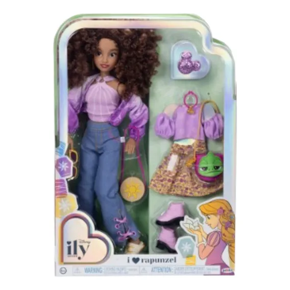 Boneca I Love Rapunzel Disney Ily 4ever Foto 1