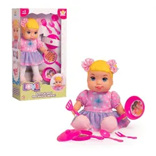 Boneca Infantil Love Papinha De Pano Anjo Brinquedos Foto mini 1