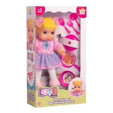 Boneca Infantil Love Papinha De Pano Anjo Brinquedos Foto mini 3