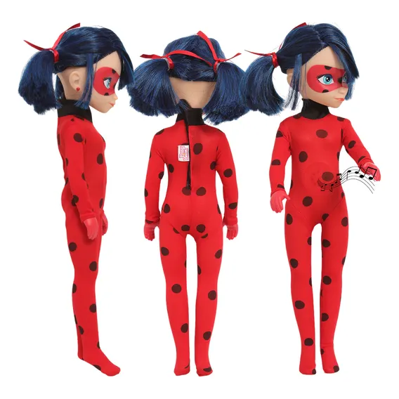 Boneca Ladybug Músical 45cm Miraculous - Baby Brink Foto 1
