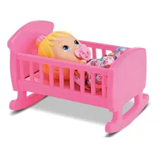Boneca Little Dolls Bercinho E Chupetinha - Divertoys Foto mini 4