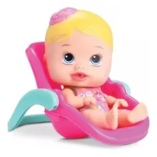 Boneca Little Dolls Casinha + 6 Acess贸rios - Divertoys Foto mini 2