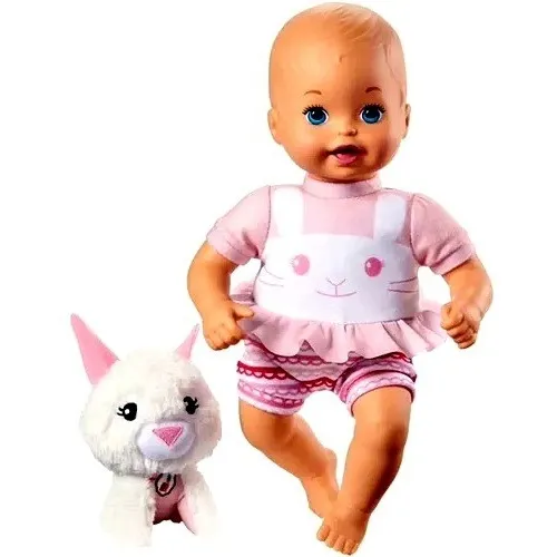 Boneca Little Mommy Cuidados E Carinhos Coelha Flb46 Mattel Foto 1