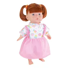 Boneca Marcelle Frases Ruiva Bebezinha Linda Milk Brinquedos Foto mini 1