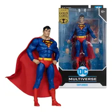 Boneca Mcfarlane Gold Label DC Superman Action Comics Foto mini 1