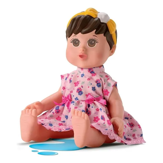 Boneca Menina Faz Xixi It's Baby Vinil Macio - Bee Toys Foto 1