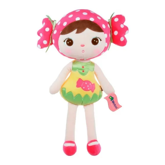 Boneca Metoo Doll Keppel Jimbao 45 Cm Bala Rosa Foto 1