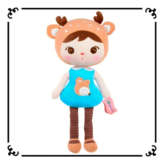 Boneca Metoo Doll Keppel Jimbao Alce Deer Girl 45cm Oficial Foto 1