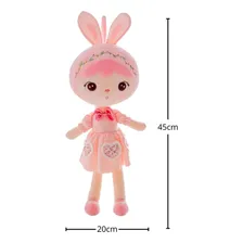 Boneca Metoo Keppel Jimbão Coelha Lolita Rosa 45cm Foto mini 4