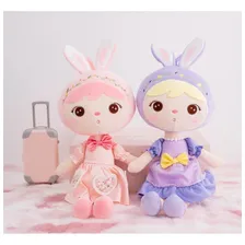 Boneca Metoo Keppel Jimbão Coelha Lolita Rosa 45cm Foto mini 3