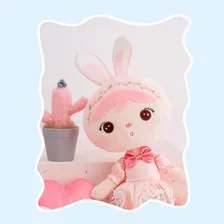 Boneca Metoo Keppel Jimbão Coelha Lolita Rosa 45cm Foto mini 2
