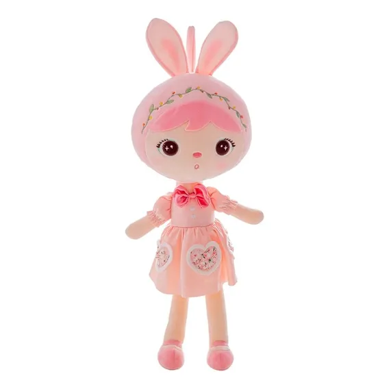 Boneca Metoo Keppel Jimbão Coelha Lolita Rosa 45cm Foto 1
