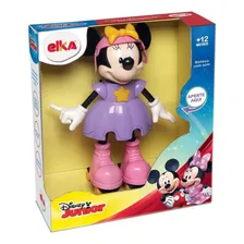 Boneca Minnie Patinadora Fala Frases - Elka Foto mini  3