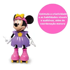 Boneca Minnie Patinadora Fala Frases - Elka Foto mini 4