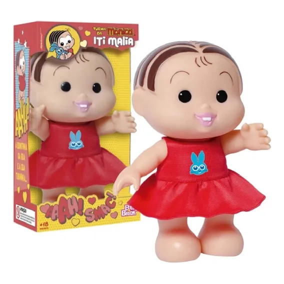 Boneca Mônica Iti Malia Turma Da Mônica - Babybrink 1020 Foto 1