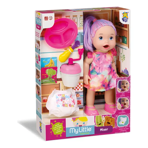 Boneca My Little Collection Mixer Come E Faz Caquinha Foto 1
