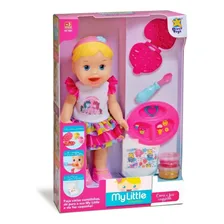 Boneca My Little Come E Faz Caquinha Divertoys 8021 Foto mini 2