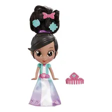Boneca Nella Estilosa Princesa 15 Cm Com Acess贸rios - Dtc Foto mini 2