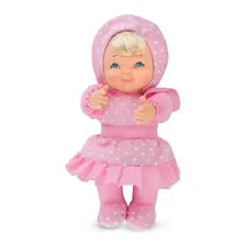 Boneca Pano 23cm Little Baby Soft Rosa Foto mini 1
