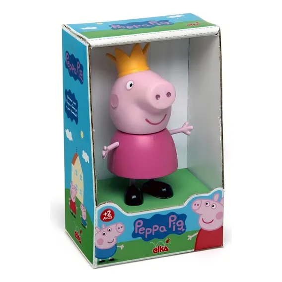 Boneca Peppa Pig - Peppa Princesa - 15 Cm - Elka Foto 1