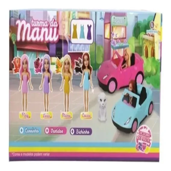 Boneca Polly Patty Com Carro E Acessorios Foto 1