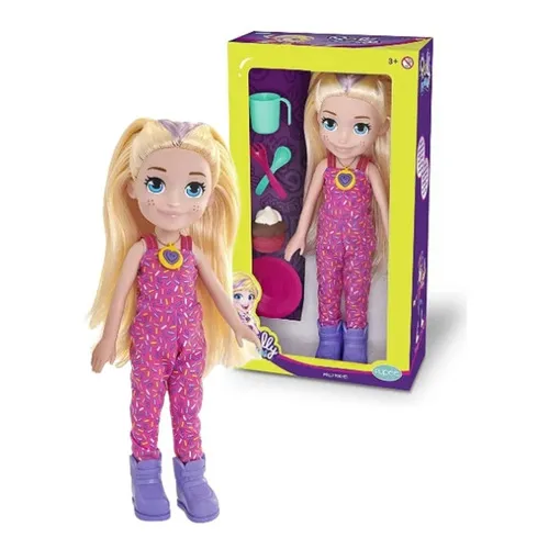 Boneca Polly Pocket Picnic C/ Acess贸rios Polly Pocket Mattel Foto 1