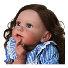 Boneca Reborn Corpo De Silicone New Happy Realista Reborn Foto mini 2