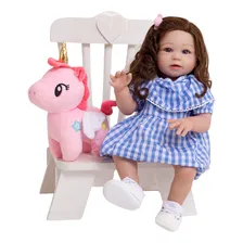 Boneca Reborn Corpo De Silicone New Happy Realista Reborn Foto mini 1